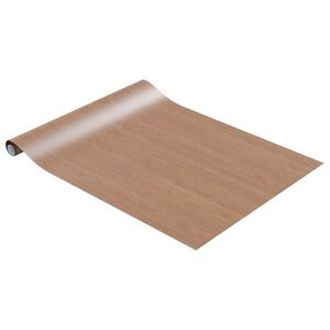 vidaXL Lipni plėvelė baldams, &scaron;viesios ąžuolo spalvos, 500x90cm, PVC