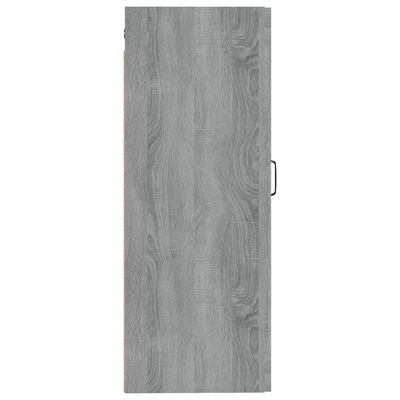 vidaXL Pakabinama spintelė, pilka ąžuolo, 35x34x90cm, apdirbta mediena