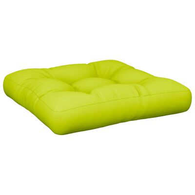 vidaXL Paletės pagalvėlė, ryškiai žalios spalvos, 50x50x12cm, audinys