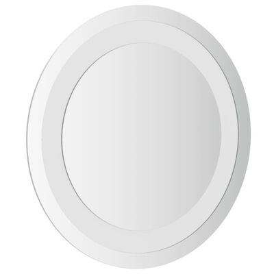 vidaXL Vonios kambario veidrodis su LED, 30cm, apskritas