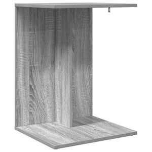 vidaXL &Scaron;oninis stalas Pilkas Sonoma 45 x 40 x 62,5 cm Apdirbta mediena
