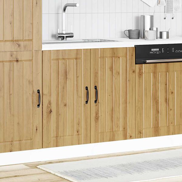 vidaXL kriauklės pagrindo spintelė "Lucca" Artisan Oak Engineered Wood