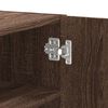 vidaXL Sieninė spintelė, ruda ąžuolo, 75x35x60cm, apdirbta mediena
