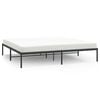 vidaXL Metalinis lovos rėmas, juodos spalvos, 183x213cm