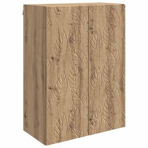 vidaXL Prie sienos montuojama spinta 66 x 34,5 x 90 cm Artisano ąžuolo