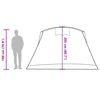 vidaXL Šeimos palapinė, pilka ir oranžinė, aštuonvietė, tunelinė