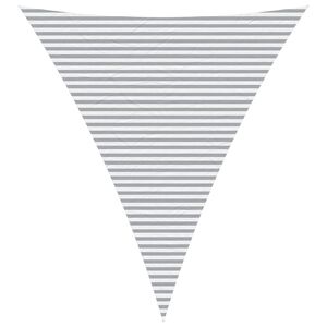 vidaXL Saulės burė &Scaron;viesiai pilka ir balta. 5 x 6 x 6 m