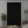 vidaXL Venecijos žaliuzės Reguliuojamas Juoda 213 x 140 cm PVC