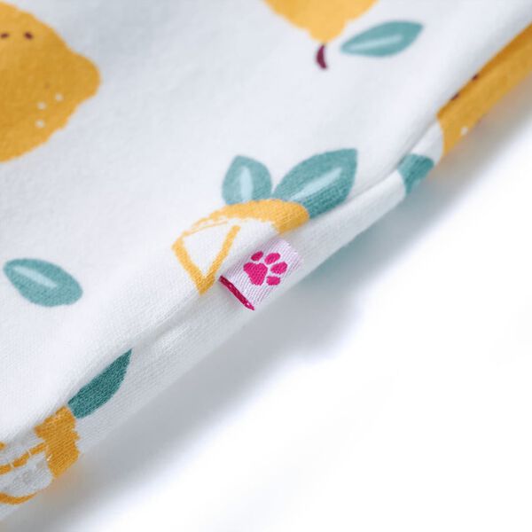 Surišami vaikiški marškinėliai, ekru spalvos, 92 dydžio