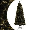 vidaXL &Scaron;viesolaidinė kalėdinė eglutė 180 cm 24 LED &Scaron;ilta balta PVC