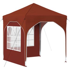vidaXL Pop-up &scaron;ventinis palapinė 192 x 192 x 245 cm Terakotos