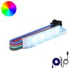 vidaXL LED juosta 12 vnt. Juoda ir Balta Varis ir plastikas