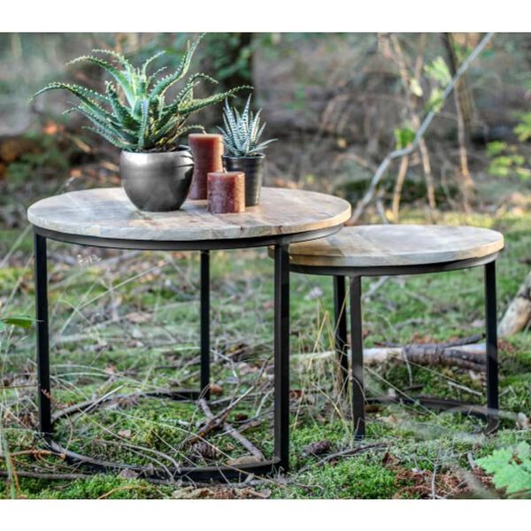 HSM Collection Kavos staliukų rinkinys Ronin, 2vnt., apskriti