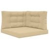 vidaXL Lauko sofa pagalvėlė Poliesteris Smėlio 80 x 80 x 8 cm