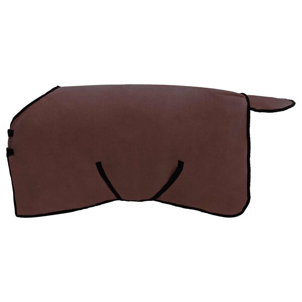 vidaXL Arklių antklodė Pilnas Tamsiai Rudas Poliesteris