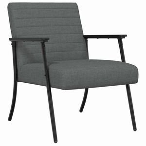 vidaXL krėslas Tamsiai pilka 59 x 75 x 78 cm audinys
