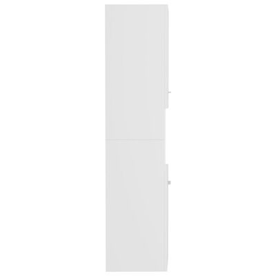 vidaXL Vonios kambario spintelė, baltos spalvos, 30x30x130cm, MDP