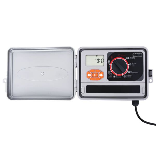 vidaXL Sodo laistymo sistemos valdiklis su 6 solenoido vožtuvais