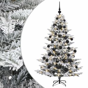 vidaXL Dirbtinė kalėdinė eglutė su rutuliuku 150 cm 150 LED