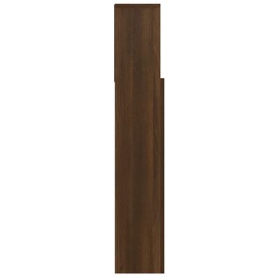 vidaXL Galvūgalis-spintelė, rudos ąžuolo spalvos, 100x19x103,5cm