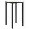 vidaXL Baro stalas Balta 60 x 60 x 105 cm Kietos pu&scaron;ies mediena
