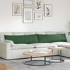 vidaXL Sofa Pagalvės 2 pcs Tamsiai žalia 145 x 40 cm