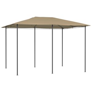 vidaXL Pavėsinė, taupe spalvos, 3x4x2,6m, 160g/m&sup2;