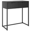 vidaXL Konsolinis staliukas, antracito spalvos, 72x35x75cm, plienas