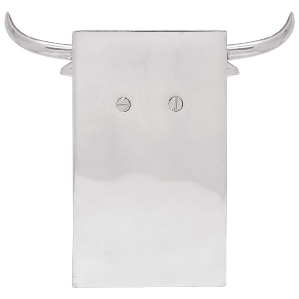 vidaXL Knygų atramos 2 pcs Sidabro 21,5 x 15,5 x 20 cm Aliuminis