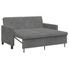 vidaXL Sofa lova Tamsiai pilka Audinys