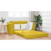 vidaXL Sofa lova 60cm Geltona Aksomas