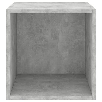 vidaXL Sieninės spintelės, 4vnt., betono pilkos, 37x37x37cm, MDP