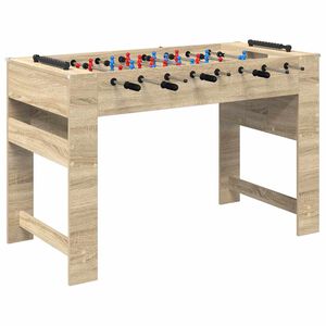 vidaXL Fuzbolas stalas Sonoma ąžuolas 125 x 60,5 x 80 cm