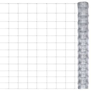 vidaXL Sodo tvora, sidabrinės spalvos, 50x1,25m, galvanizuotas plienas