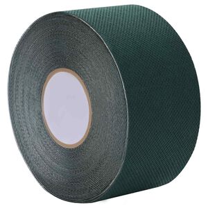 vidaXL Dirbtinio žolės juosta su klijais Žalia 10 x 0,05 cm
