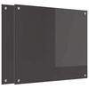 vidaXL Virtuvės atbraila 2 pcs Tamsiai pilka 70 x 60 cm