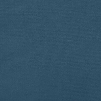 vidaXL Lovos rėmas, tamsiai mėlynos spalvos, 200x200 cm, aksomas