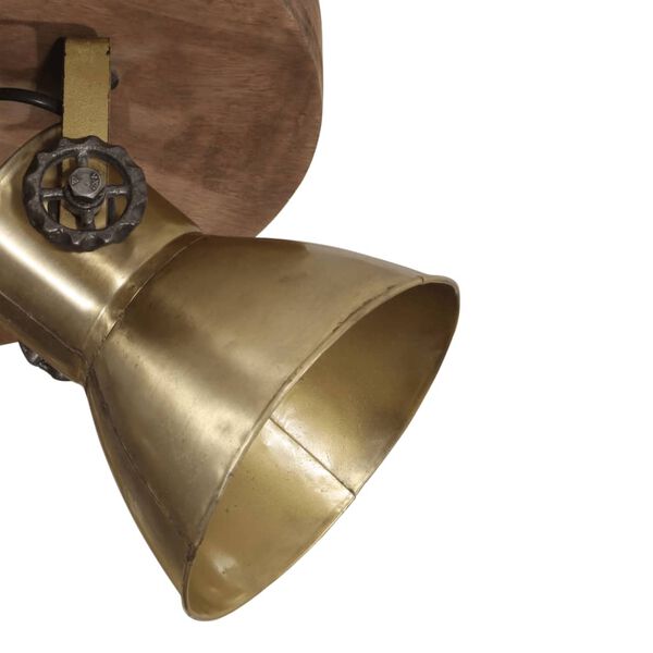 vidaXL Lubinis &scaron;viestuvas, žalvario, 50x50x25cm, 25W, E27, senovinis