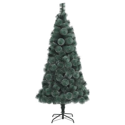 vidaXL Dirbtinė Kalėdų eglutė su stovu, žalios spalvos, 210cm, PET