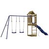 vidaXL Lauko žaidimų aik&scaron;telės komplektas, impregnuota pu&scaron;ies mediena