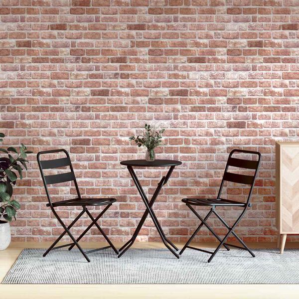 vidaXL 3D Sienų plok&scaron;tės, 10vnt., rudos spalvos, 100x50cm, EPS