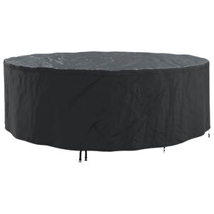 vidaXL Baldų uždangalas 279 x 279 x 71 cm 600D Oksfordo audinys Apvali