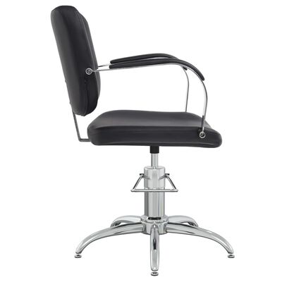 vidaXL Grožio salono kėdė, juodos spalvos, dirbtinė oda