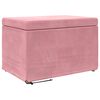 vidaXL Sūpynes Rožinė 61 x 41 x 40 cm Velvetas ir Inžinerinė Medis