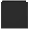 vidaXL Naktinė spintelė, juodos spalvos, 45x50x50cm, apdirbta mediena
