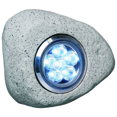 Smartwares LED sodo šviestuvas-akmuo, 3 vnt., 2,7 W, pilka, RS306