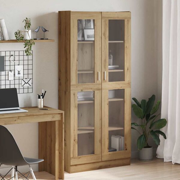 vidaXL Highboard Artisan ąžuolas 82,5x30,5x185 cm inžinerinė mediena