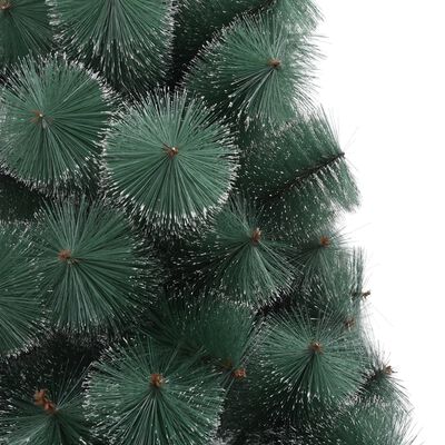 vidaXL Dirbtinė apšviesta Kalėdų eglutė, žalia, 120cm, PVC ir PE