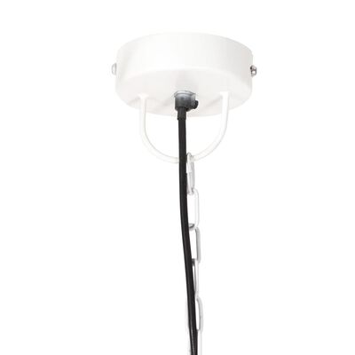 vidaXL Pakabinamas šviestuvas, baltas, 32cm, 25W, apskritas, E27