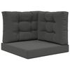 vidaXL Lauko sofa pagalvėlė Poliesteris Antracito 60 x 60 cm